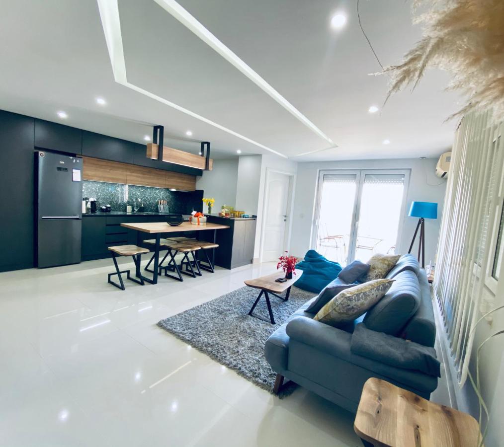 Aqua Blue Lakeview Apartment Ohrid Peštani Buitenkant foto